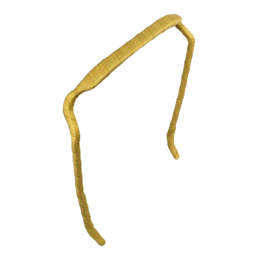 Mustard Headband | Wrapped - Zazzybandz - hair accessory - curly hair