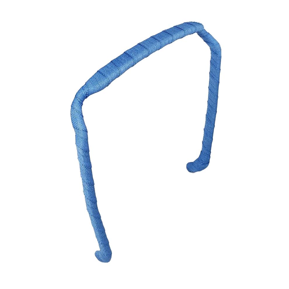 Blue Headband | Wrapped - Zazzybandz - hair accessory - curly hair