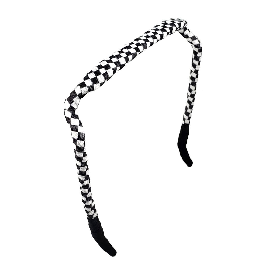 Checkerboard Headband - Zazzybandz - hair accessory - curly hair