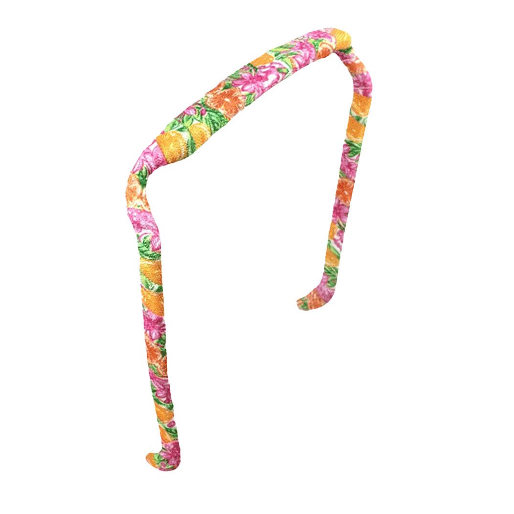 Citrus Bloom Headband - Zazzybandz - hair accessory - curly hair