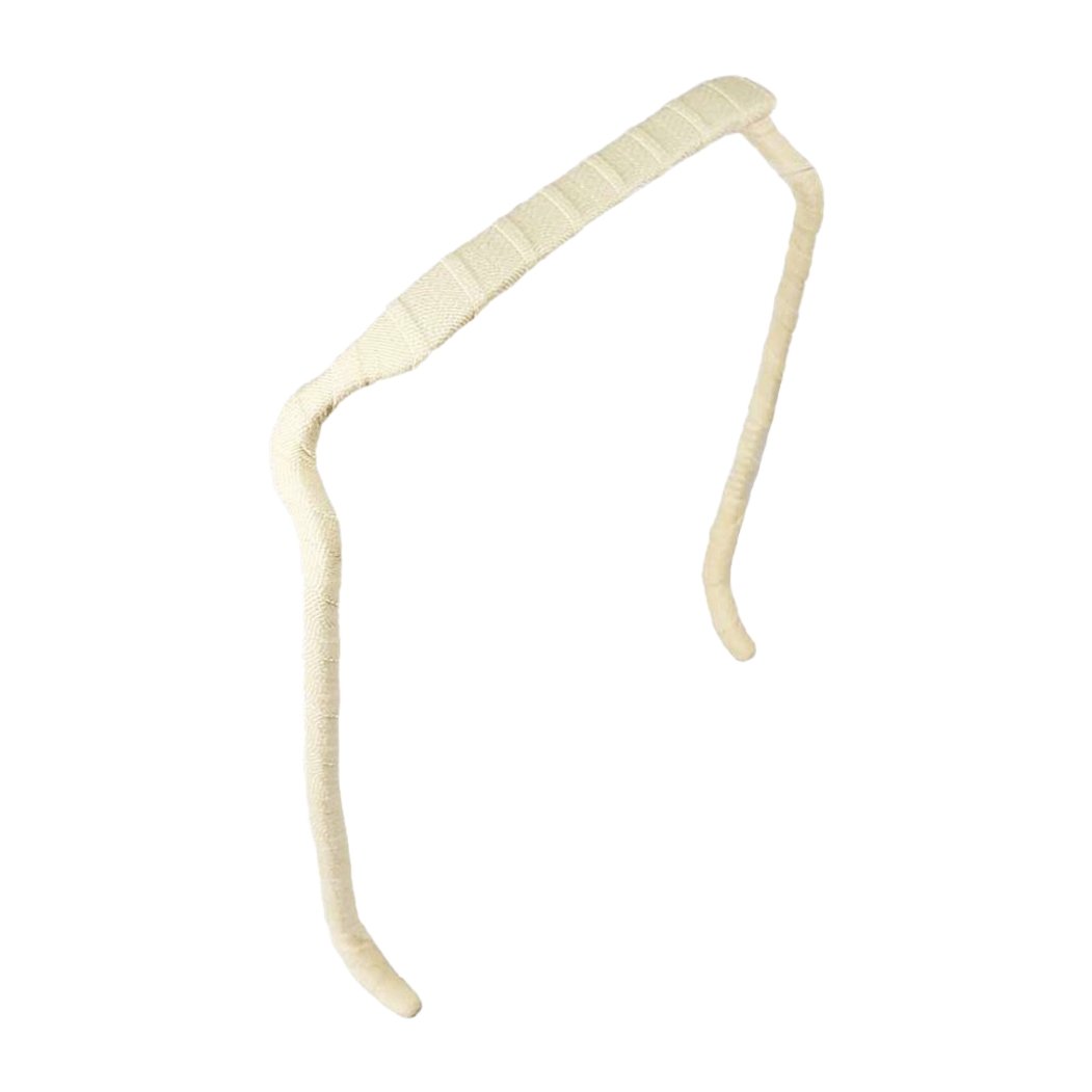Cream Wrapped Headband - Zazzybandz - hair accessory - curly hair