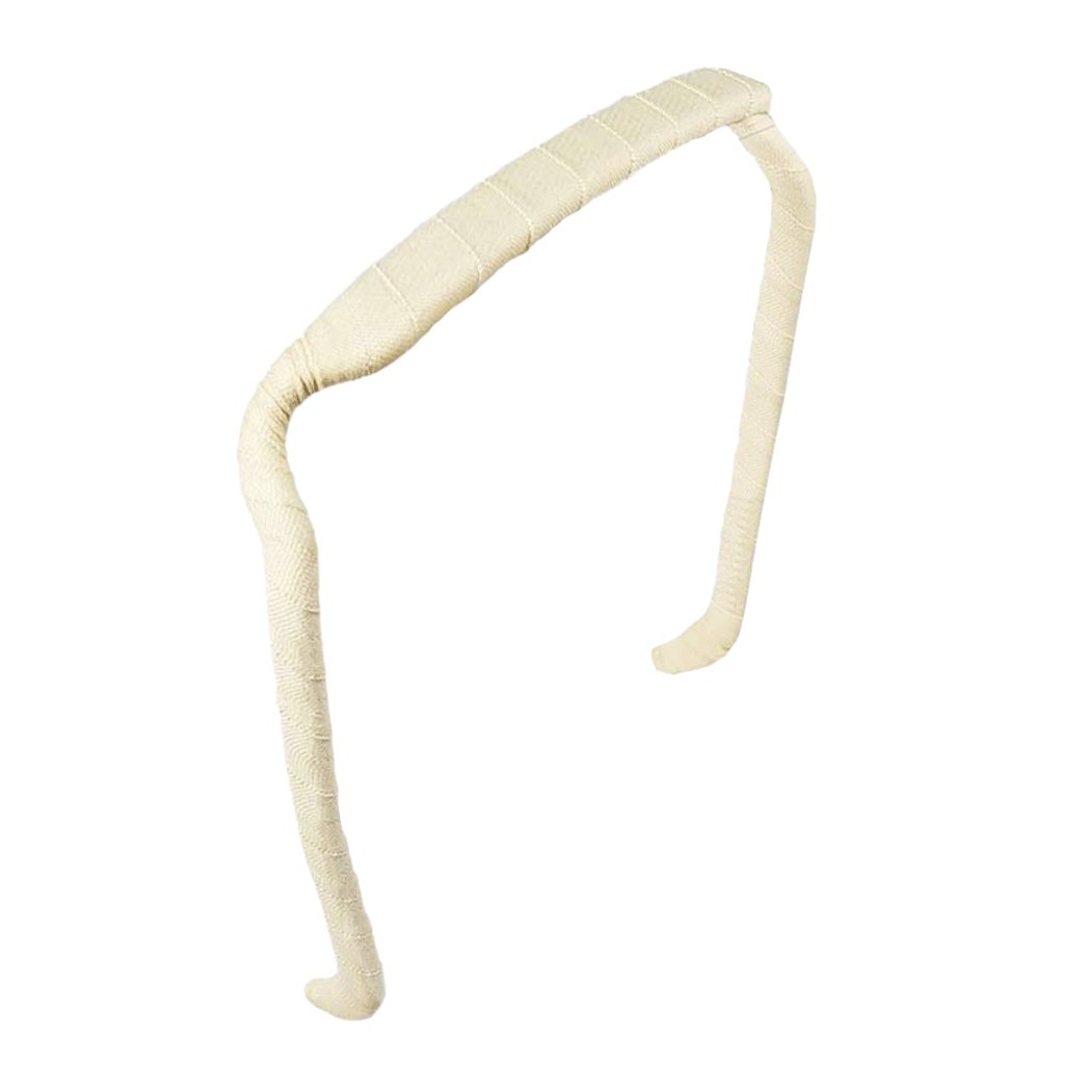 Cream Wrapped Headband - Zazzybandz - hair accessory - curly hair