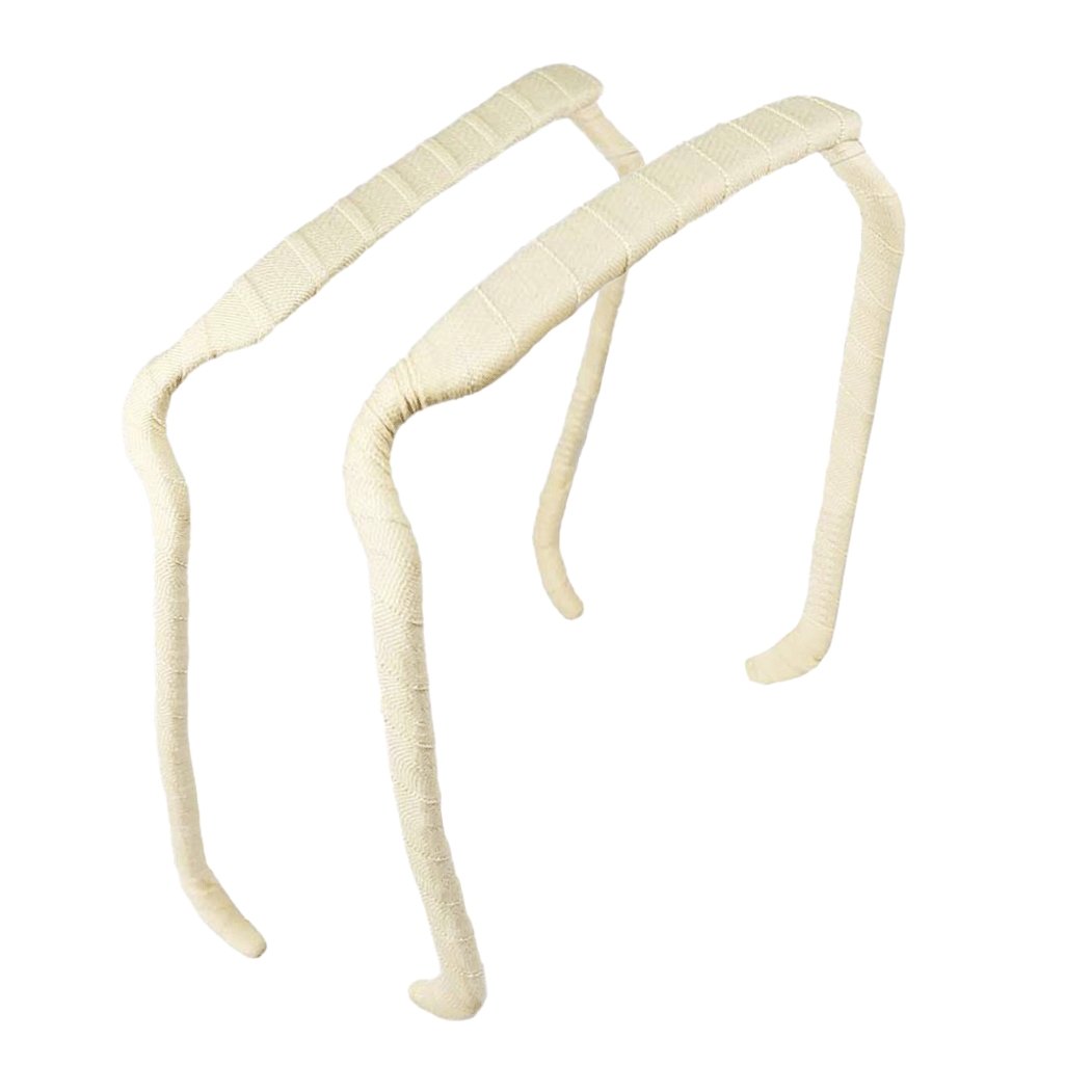 Cream Wrapped Headband - Zazzybandz - hair accessory - curly hair