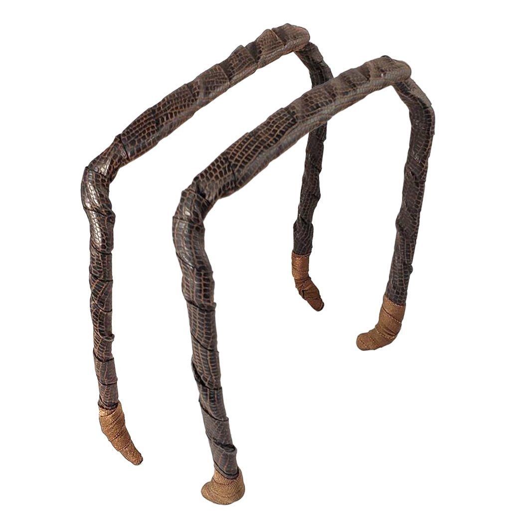 Dark Brown Faux Leather Headband - Zazzybandz - hair accessory - curly hair