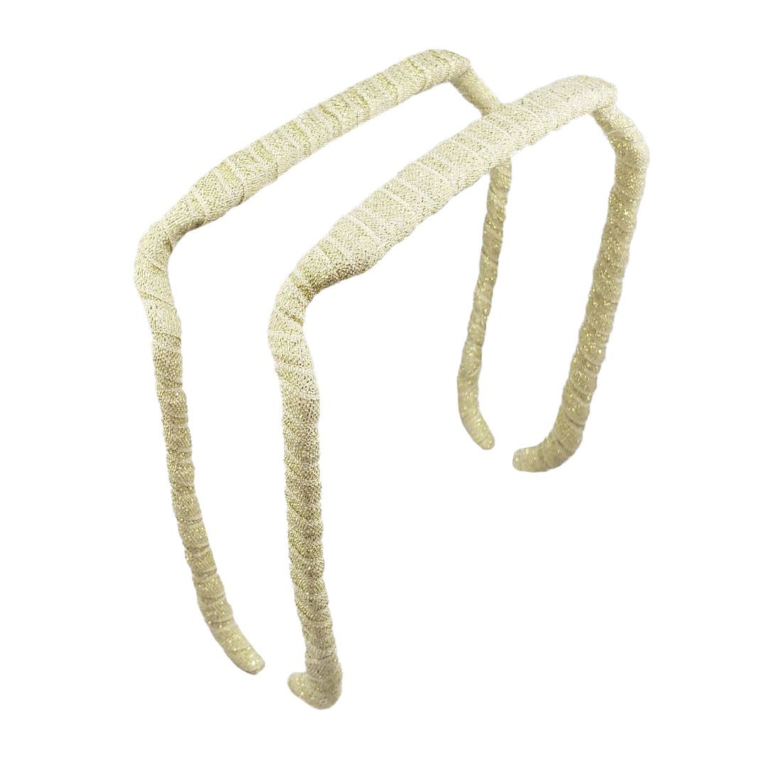 Gold Sparkles Headband - Zazzybandz - hair accessory - curly hair