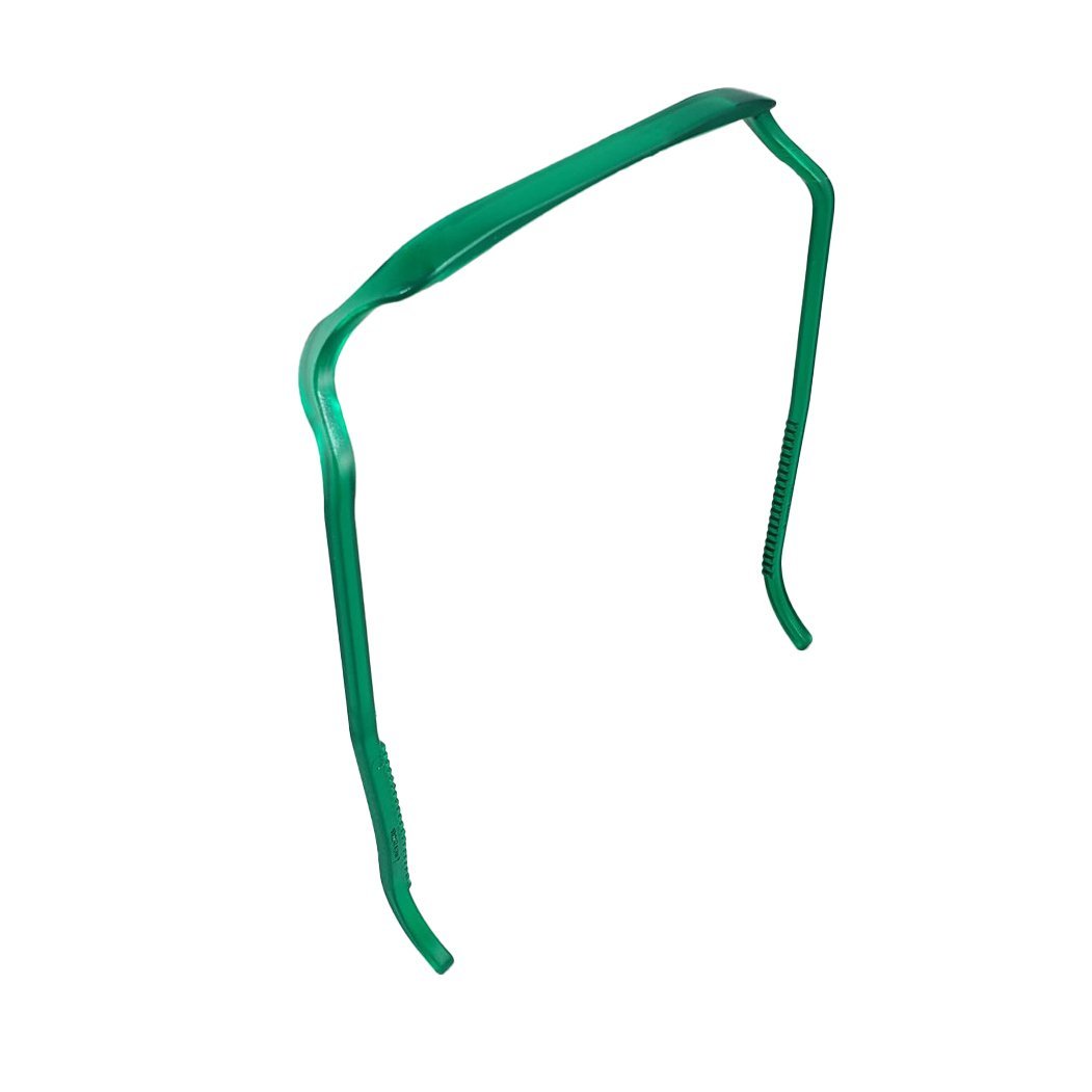 Green Translucent Headband - Zazzybandz - hair accessory - curly hair