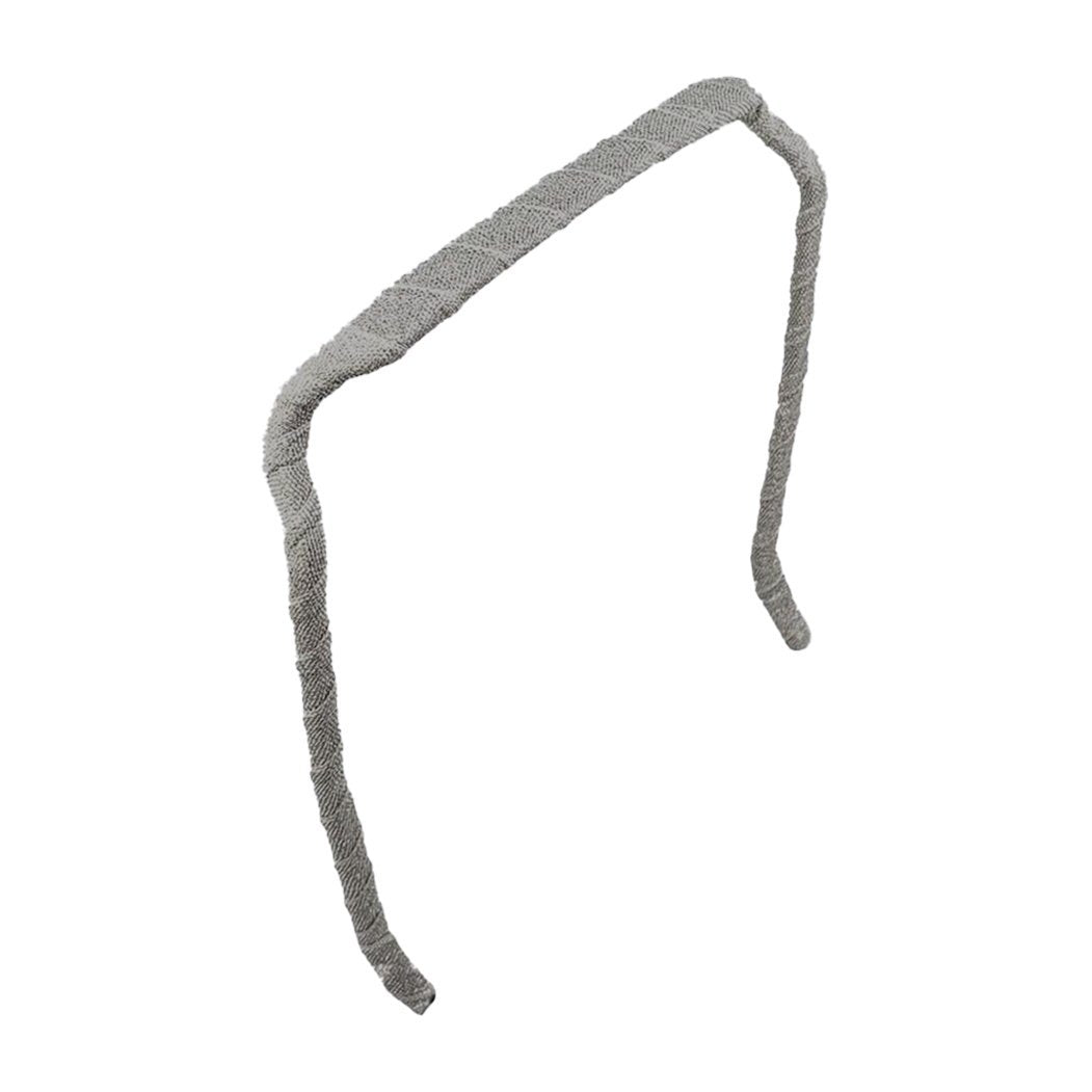Grey Headband | Wrapped - Zazzybandz - hair accessory - curly hair