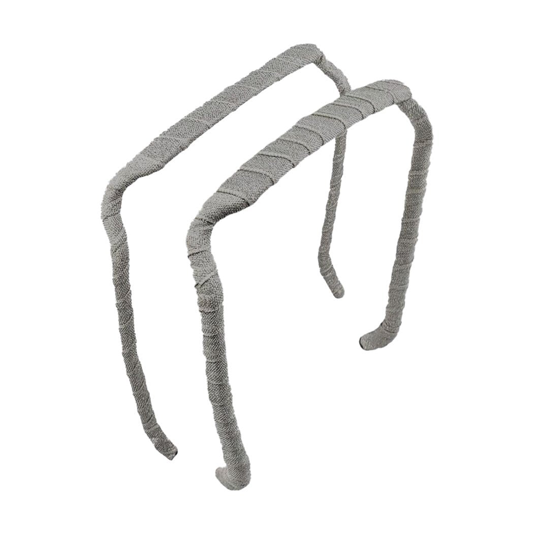 Grey Headband | Wrapped - Zazzybandz - hair accessory - curly hair