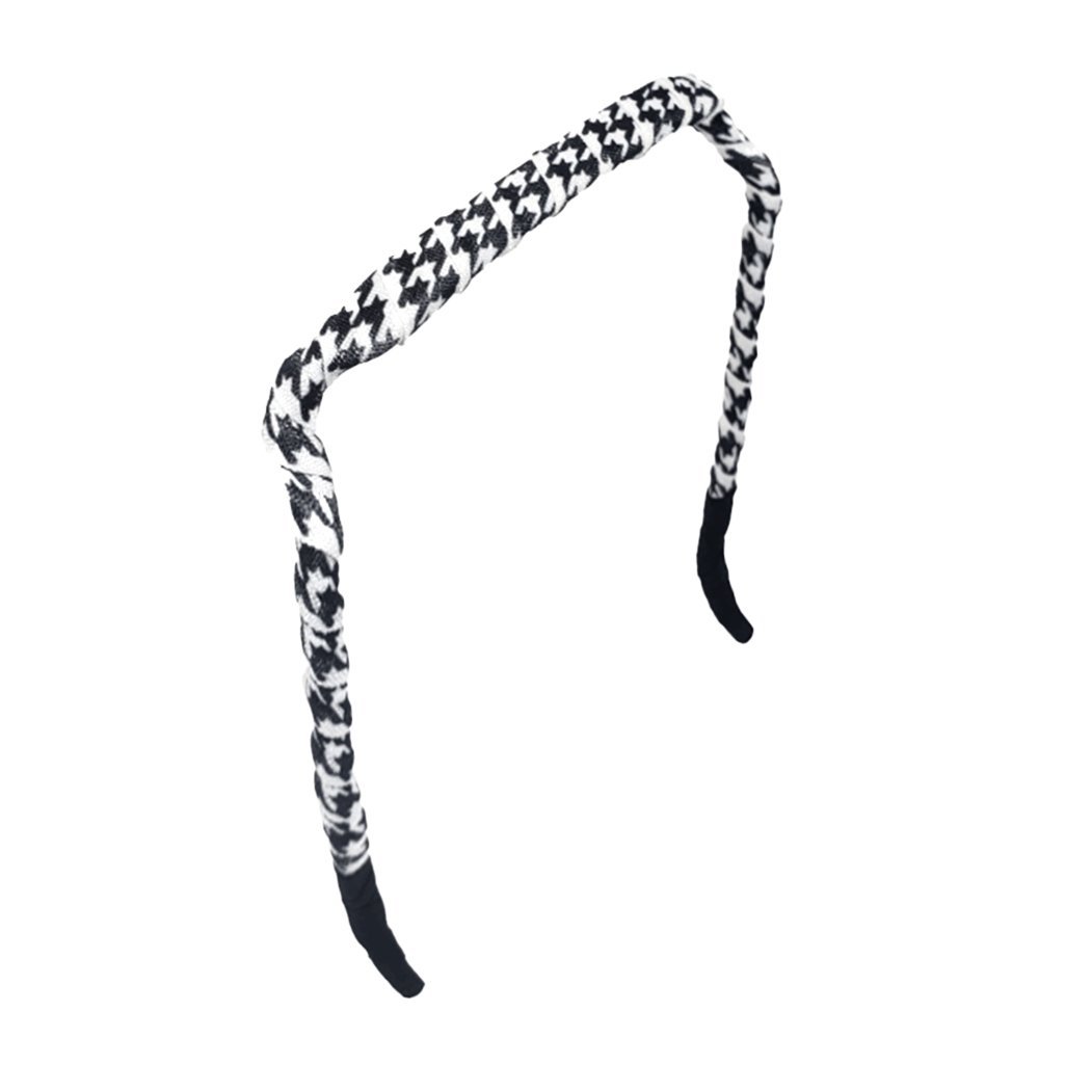 Houndstooth Headband - Zazzybandz - hair accessory - curly hair