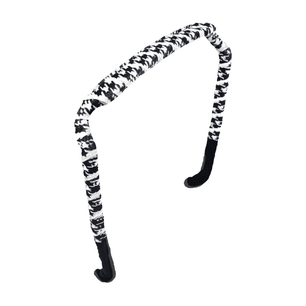 Houndstooth Headband - Zazzybandz - hair accessory - curly hair