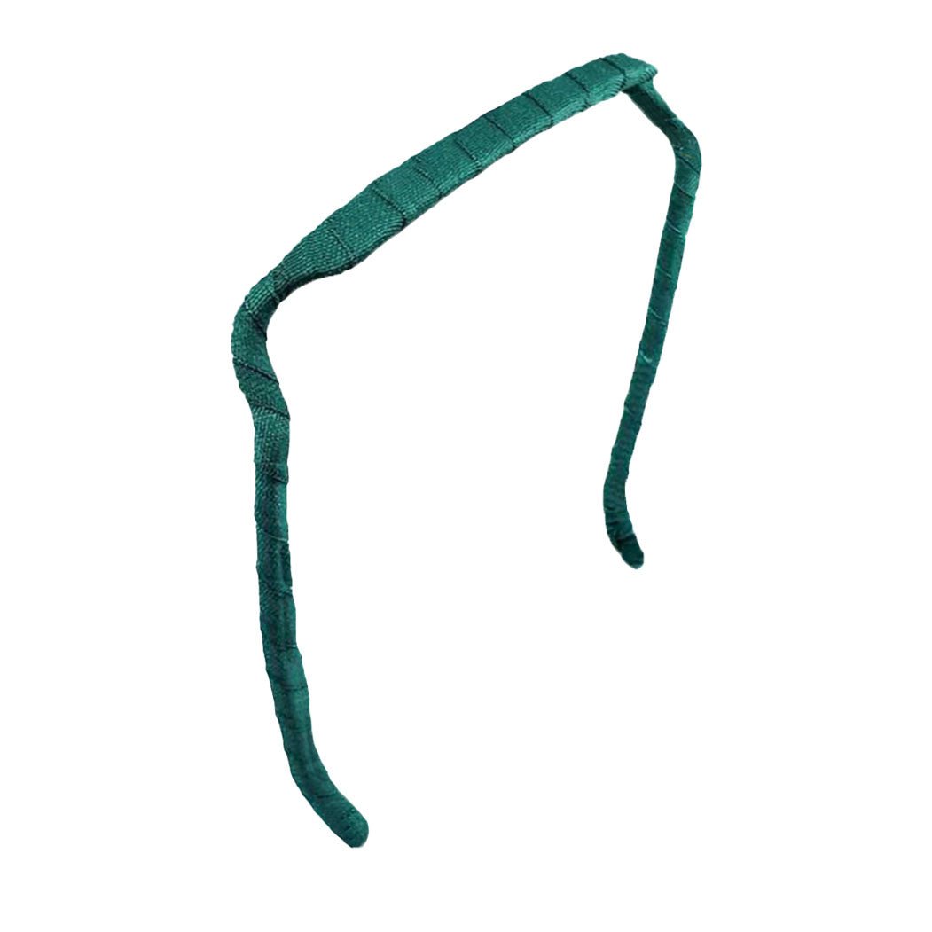 Hunter Green Wrapped Headband - Zazzybandz - hair accessory - curly hair