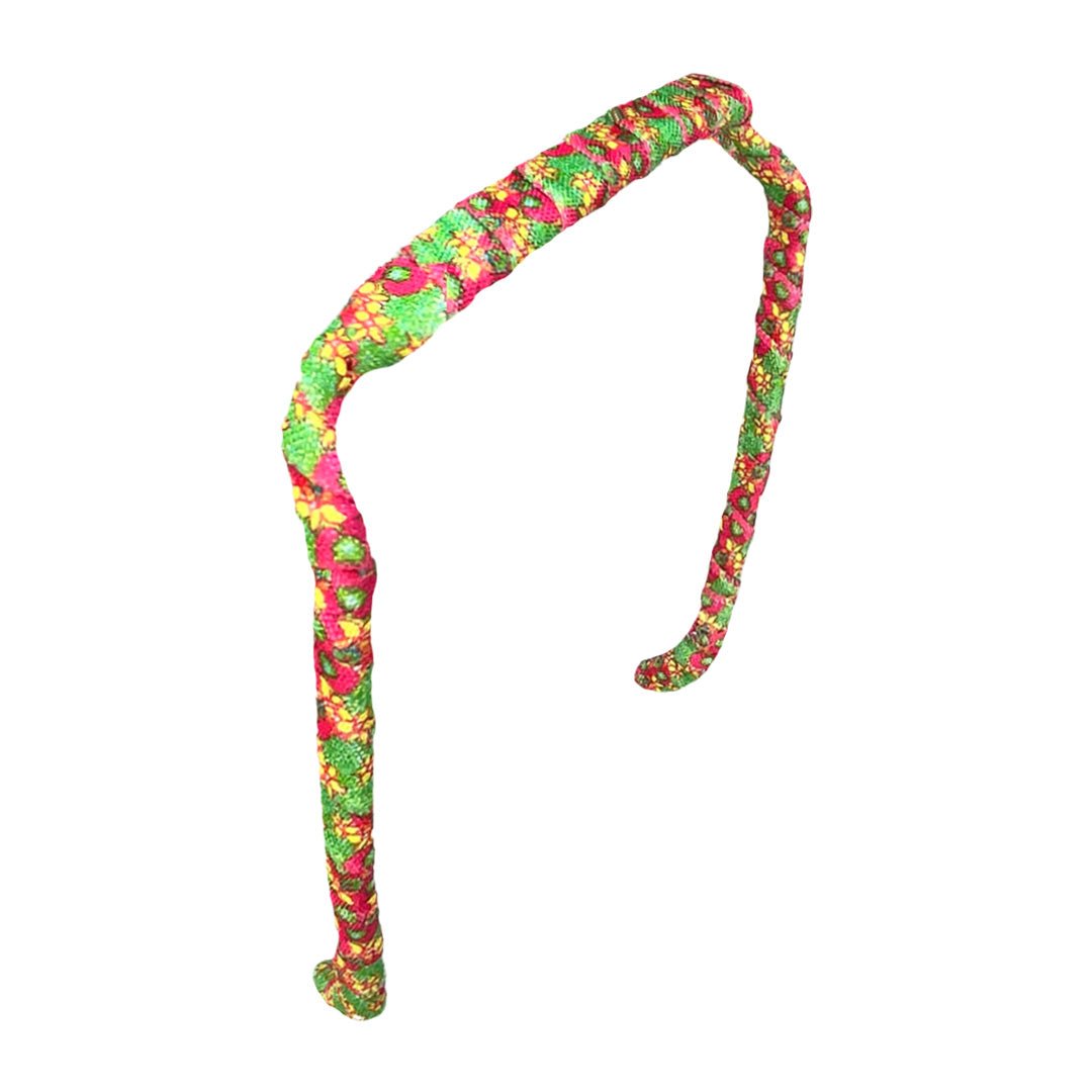 Melon Blossom Headband - Zazzybandz - hair accessory - curly hair