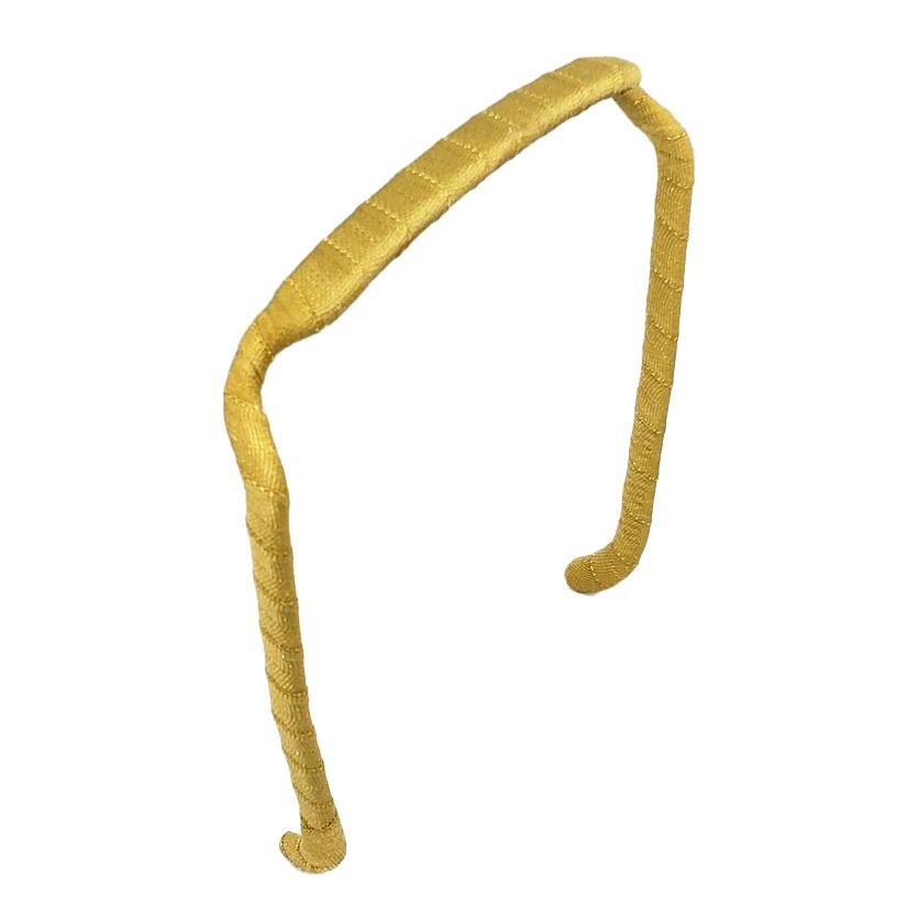 Mustard Headband | Wrapped - Zazzybandz - hair accessory - curly hair