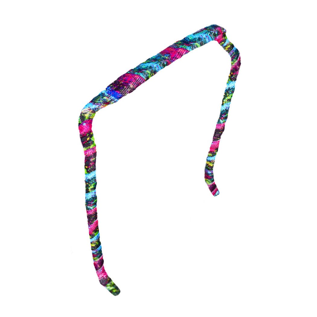 Paint Splatter Headband - Zazzybandz - hair accessory - curly hair