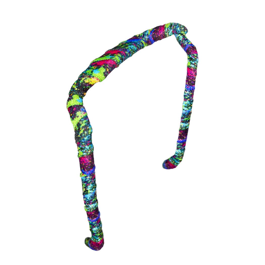 Paint Splatter Headband - Zazzybandz - hair accessory - curly hair
