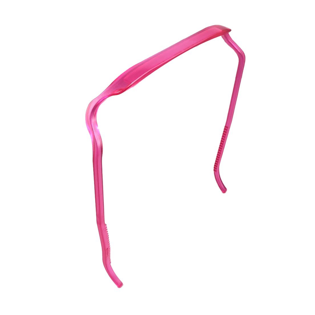 Pink Translucent Headband - Zazzybandz - hair accessory - curly hair