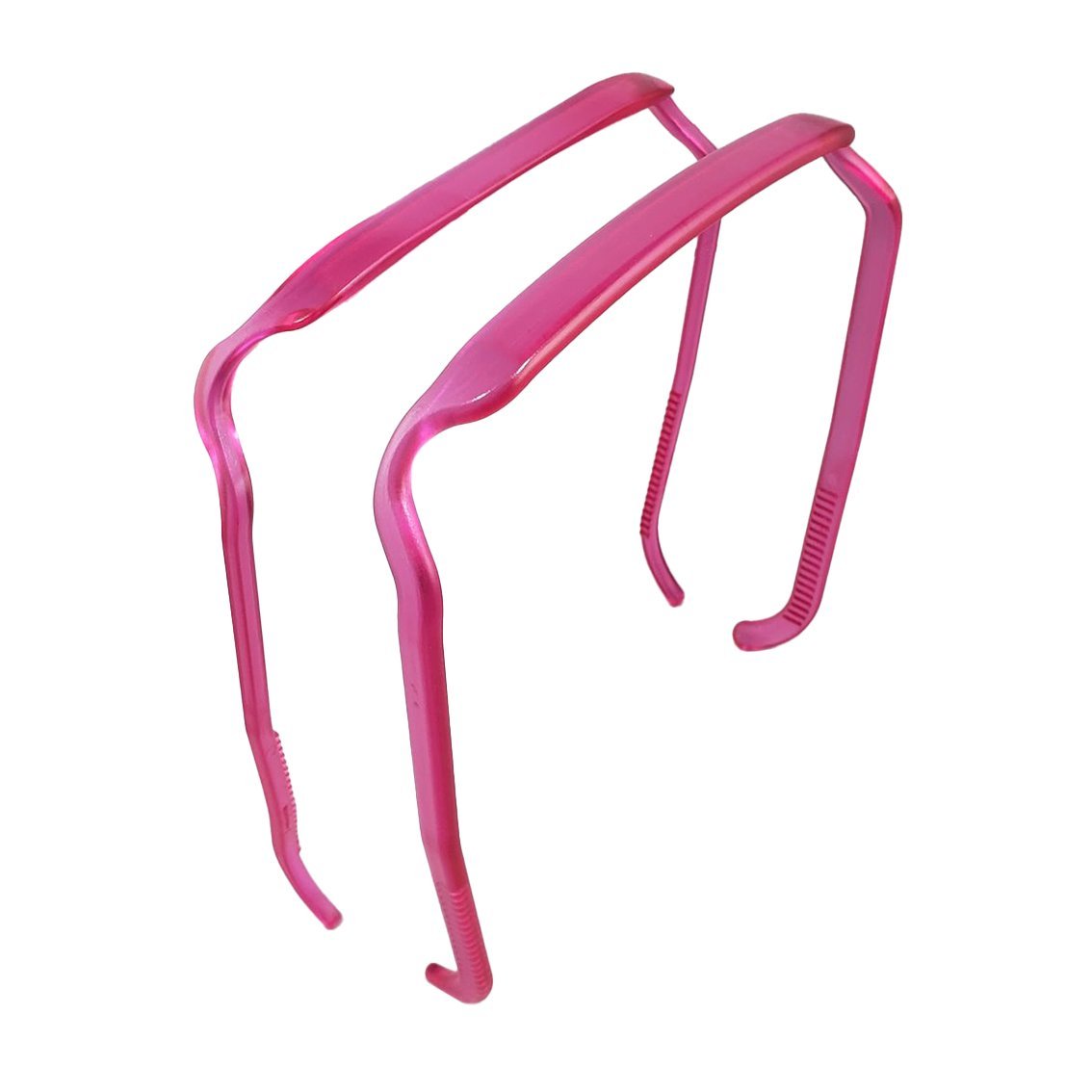 Pink Translucent Headband - Zazzybandz - hair accessory - curly hair