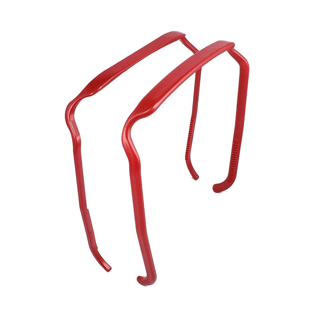 Red Headband - Zazzybandz - hair accessory - curly hair