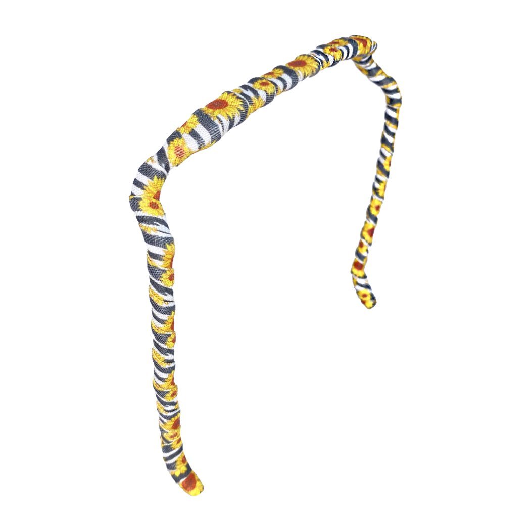 Sunflowers Headband - Zazzybandz - hair accessory - curly hair