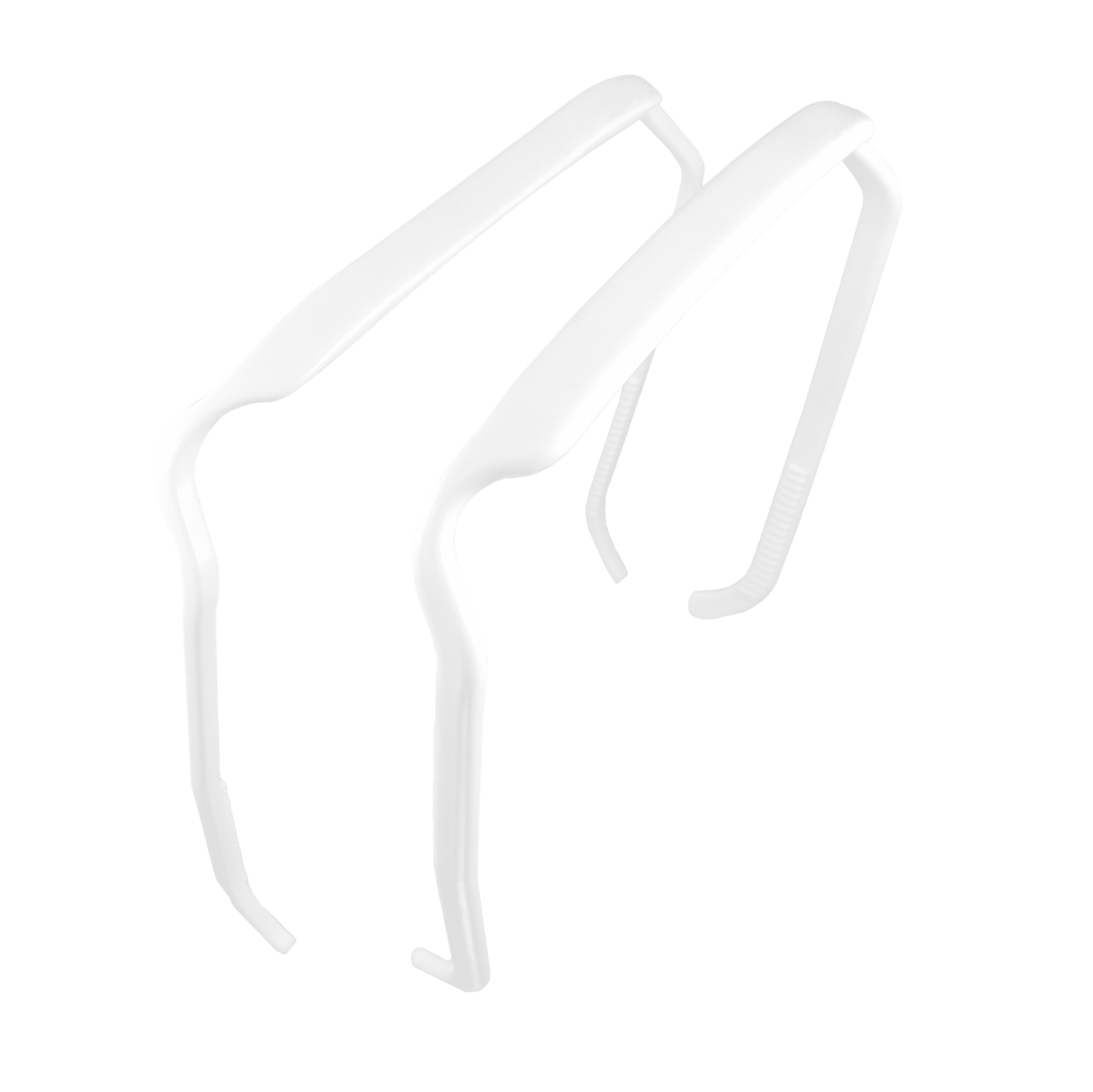 White Headband - Zazzybandz - hair accessory - curly hair
