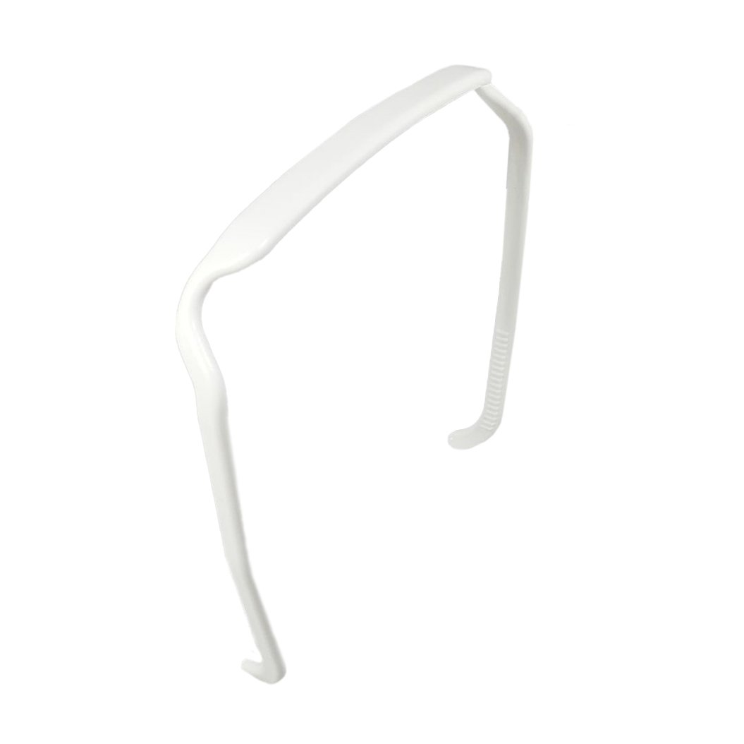 White Headband - Zazzybandz - hair accessory - curly hair