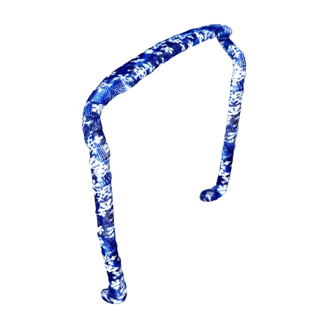 Winter Blues Headband - Zazzybandz - hair accessory - curly hair