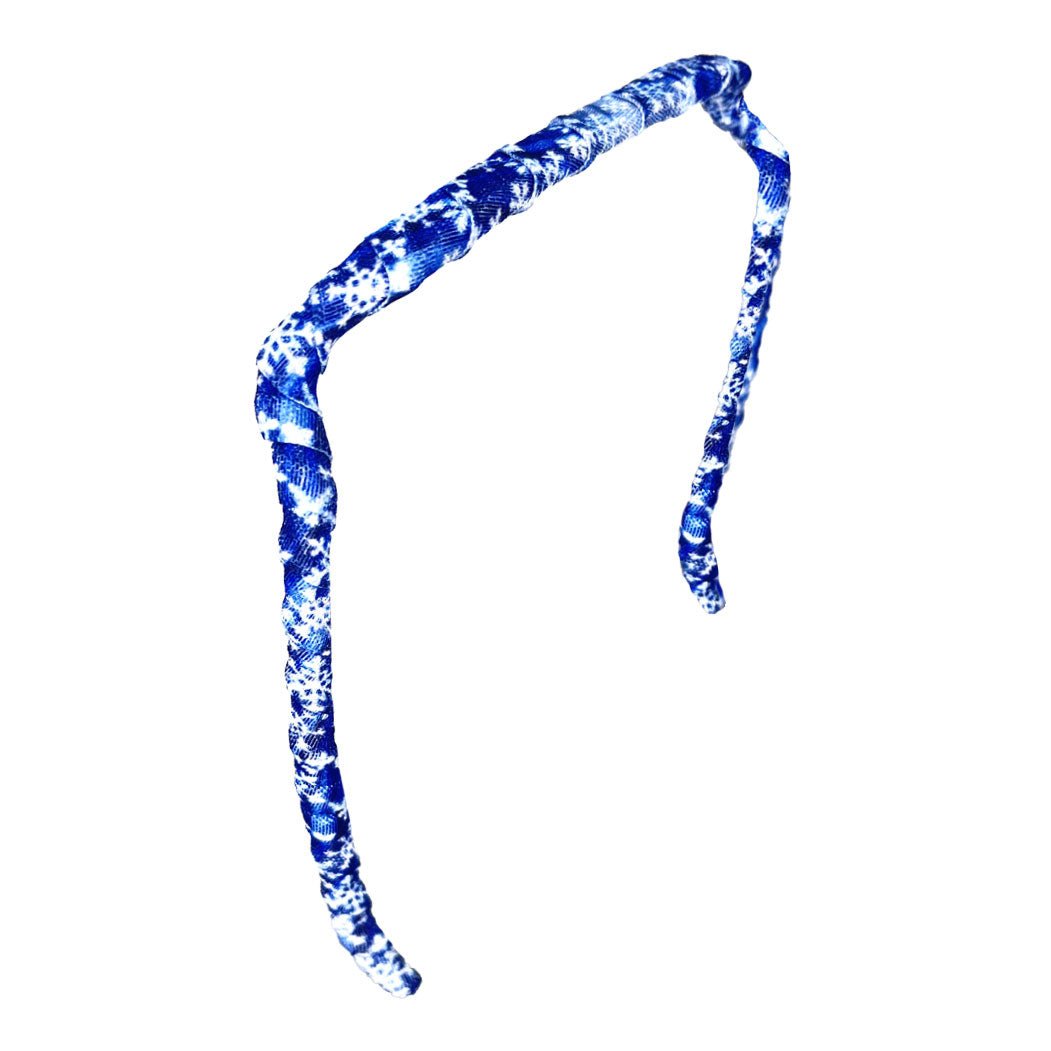 Winter Blues Headband - Zazzybandz - hair accessory - curly hair