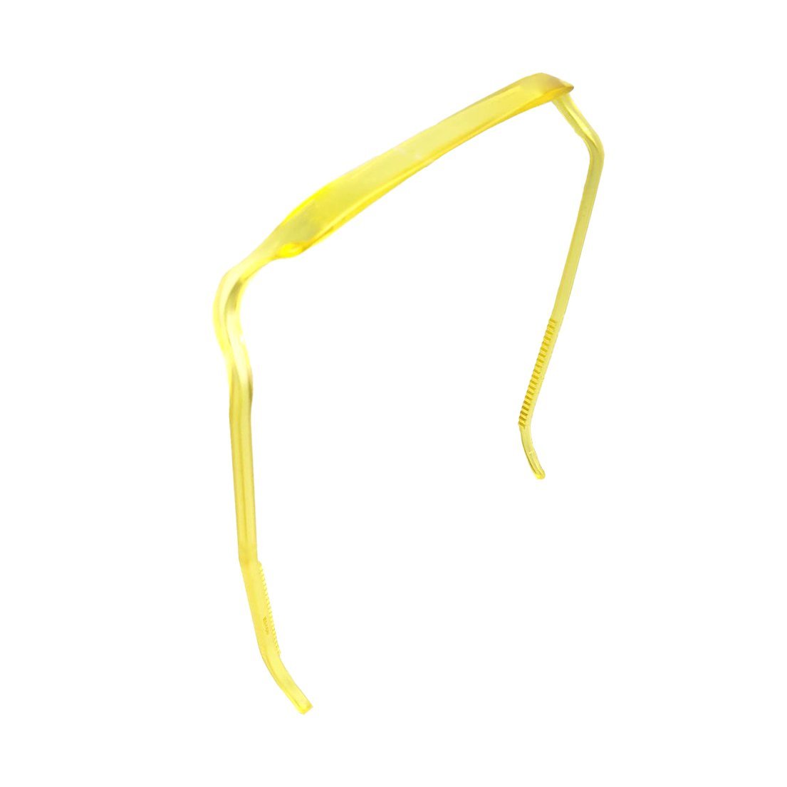 Yellow Translucent Headband - Zazzybandz - hair accessory - curly hair