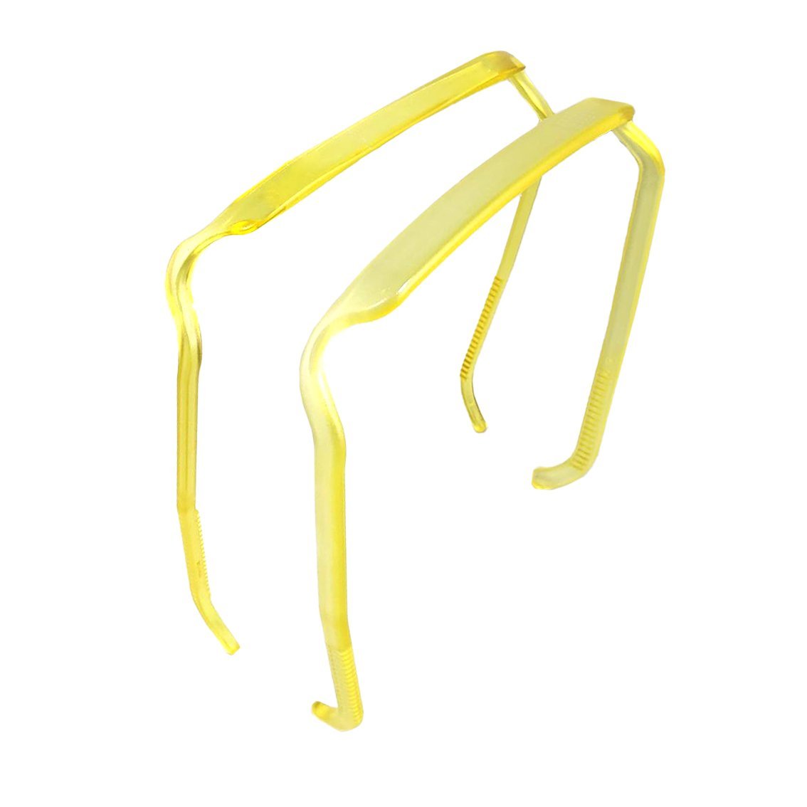 Yellow Translucent Headband - Zazzybandz - hair accessory - curly hair