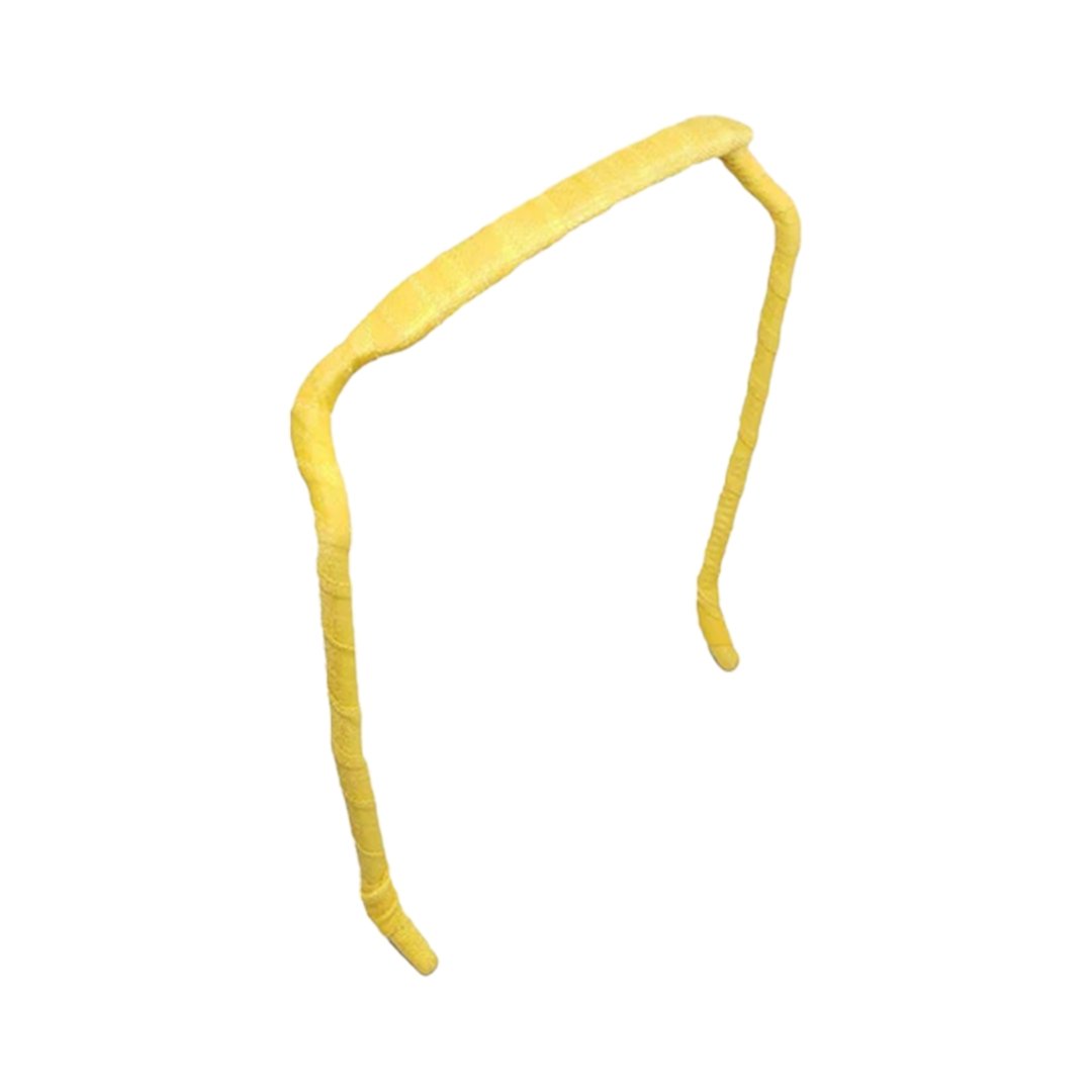 Yellow Wrapped Headband - Zazzybandz - hair accessory - curly hair